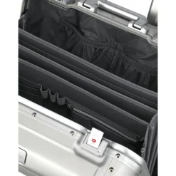 Clearance Travelite Next 4W Business Wheeler silver