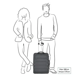 Sale Travelite Skaii 2 Wheel Hybrid Trolley S Expandable anthracite