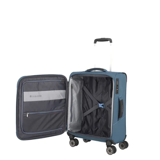 New Travelite Skaii 4 Wheel Trolley S blue