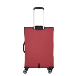 Clearance Travelite Skaii 4 Wheel Trolley M Expandable red