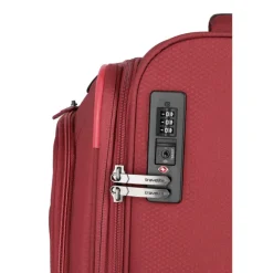 Clearance Travelite Skaii 4 Wheel Trolley M Expandable red