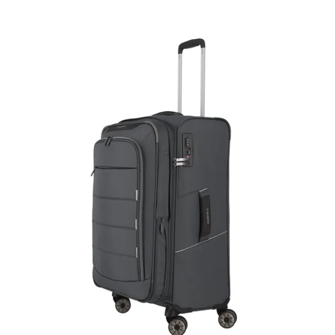 Discount Travelite Skaii 4 Wheel Trolley M Expandable anthracite