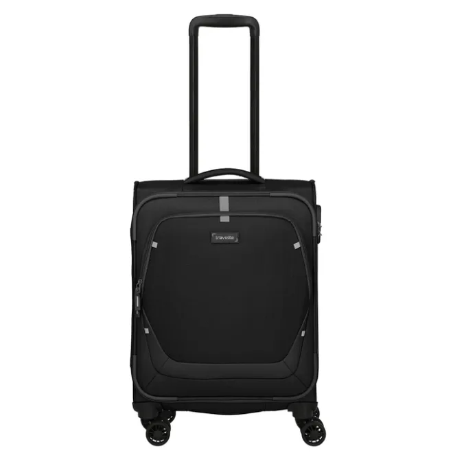 Outlet Travelite Umbria 4 Wheel Cabin Trolley black