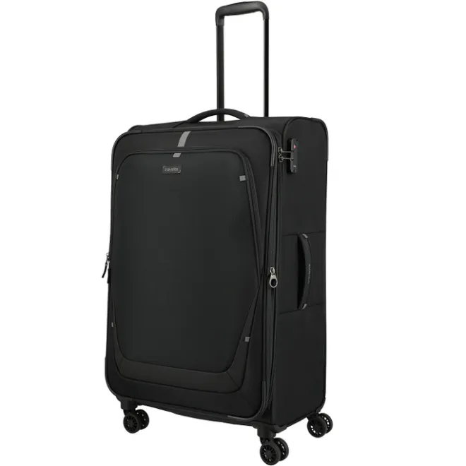 Best Travelite Umbria 4 Wheel Trolley L black