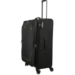 Best Travelite Umbria 4 Wheel Trolley L black