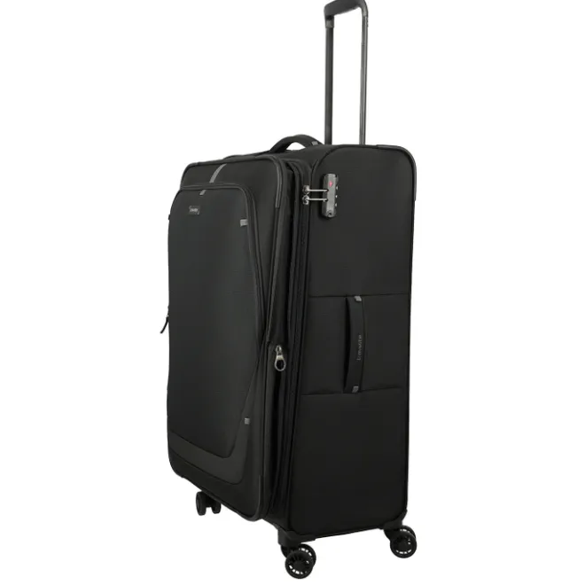Best Travelite Umbria 4 Wheel Trolley L black