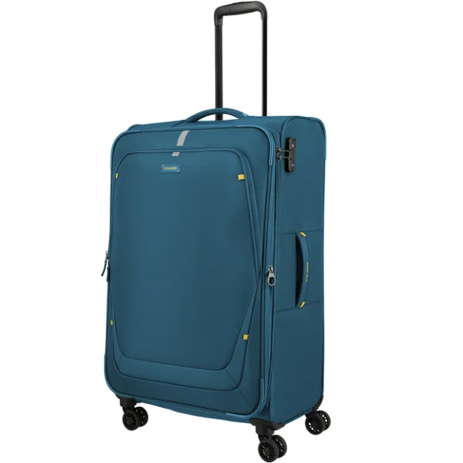 Online Travelite Umbria 4 Wheel Trolley L petrol