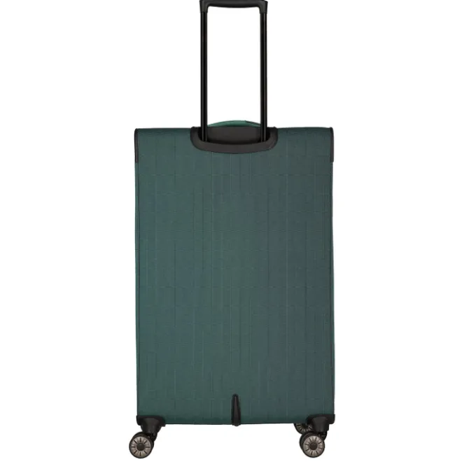 Online Travelite Viia 4 Wheel Trolley L Expandable green