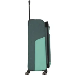 Online Travelite Viia 4 Wheel Trolley L Expandable green