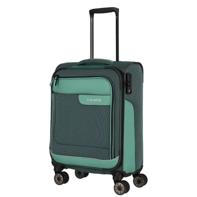 Best Travelite Viia 4 Wheel Trolley S green