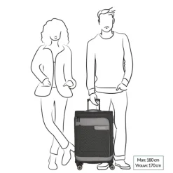 Sale Travelite Viia 4 Wheel Trolley M Expandable anthracite