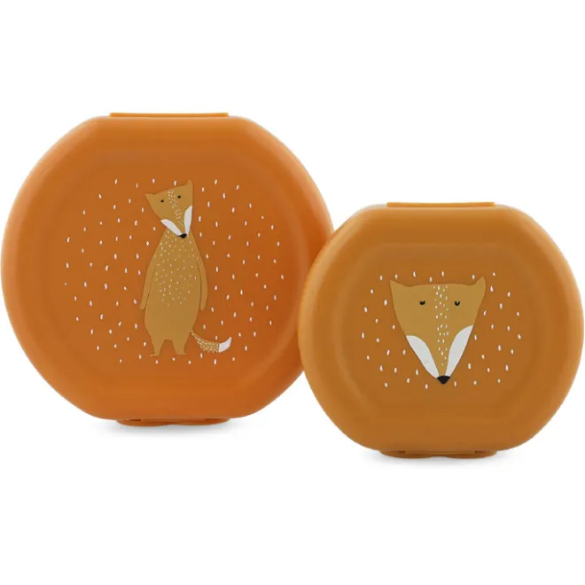 Best Trixie Mr. Fox Lunchbox 2pc orange