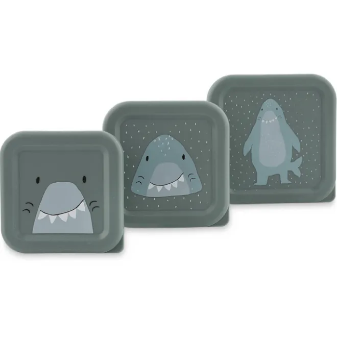 Discount Trixie Mr. Shark Snackbox 3pc light grey
