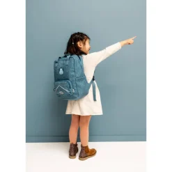 Hot Trixie Mr. Triceratops Large Backpack dark blue