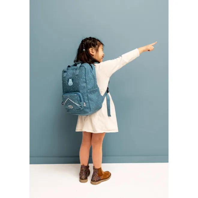Hot Trixie Mr. Triceratops Large Backpack dark blue