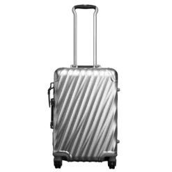 Best Tumi 19 Degree Aluminium International Carry-On silver