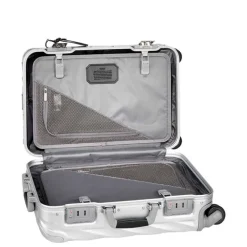 Best Tumi 19 Degree Aluminium International Carry-On silver