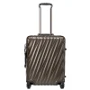 New Tumi 19 Degree Aluminum Continental Carry-On textured gunmetal
