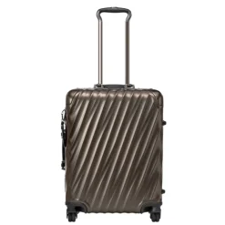 New Tumi 19 Degree Aluminum Continental Carry-On textured gunmetal
