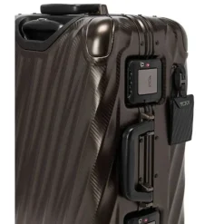 New Tumi 19 Degree Aluminum Continental Carry-On textured gunmetal