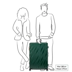 New Tumi 19 Degree Extended Trip Expandable 4 Wheel Trolley hunter green