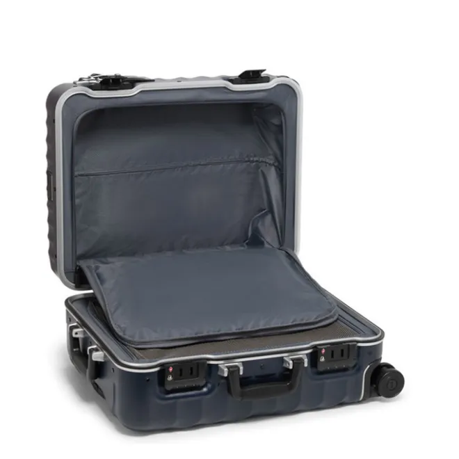 Hot Tumi 19 Degree Frame Contl 4 Whl C/O navy texture