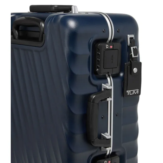 Hot Tumi 19 Degree Frame Contl 4 Whl C/O navy texture