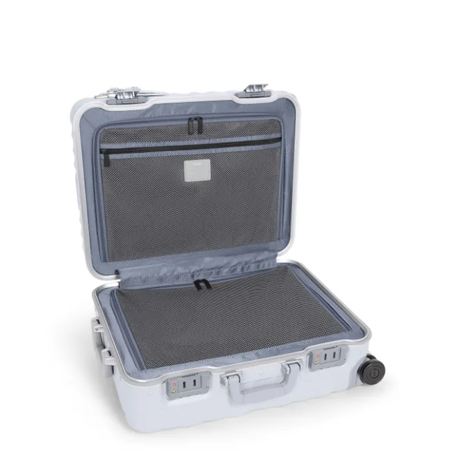 Best Tumi 19 Degree Frame Contl 4 Whl C/O pearl grey texture