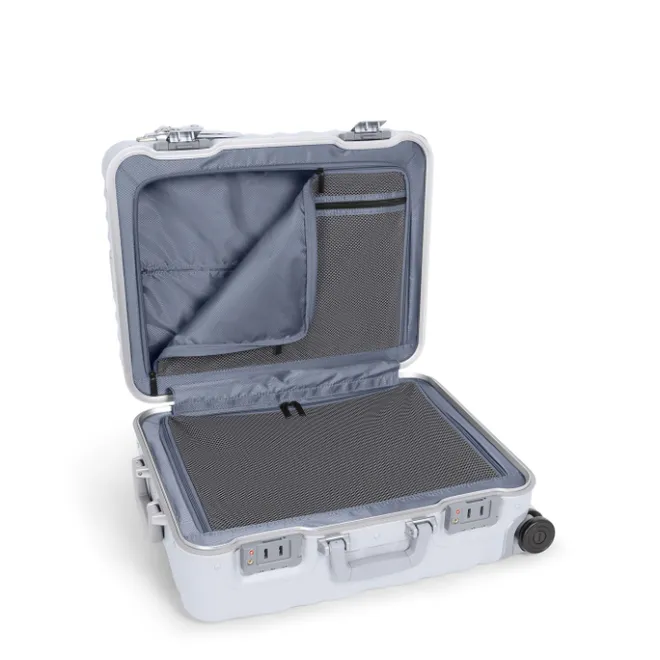 Best Tumi 19 Degree Frame Contl 4 Whl C/O pearl grey texture