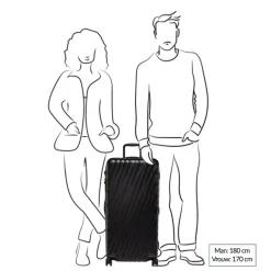 Discount Tumi 19 Degree Large Rolling Trunk black texture