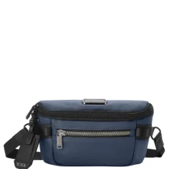 New Tumi Alpha Bravo Classified Waist Pack navy coated