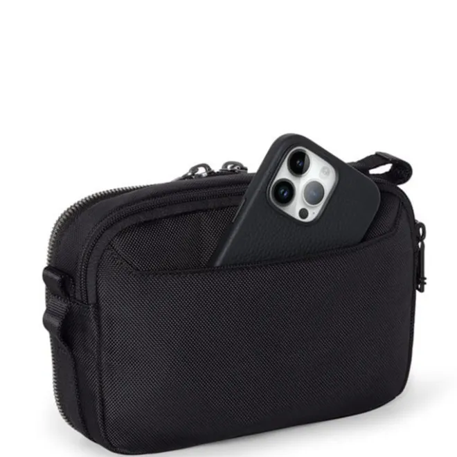 New Tumi Alpha Bravo Mayport Clutch Crossbody black