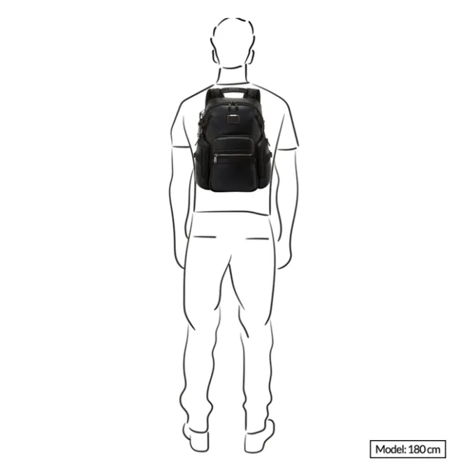 Outlet Tumi Alpha Bravo Nathan Navigation Backpack Leather black