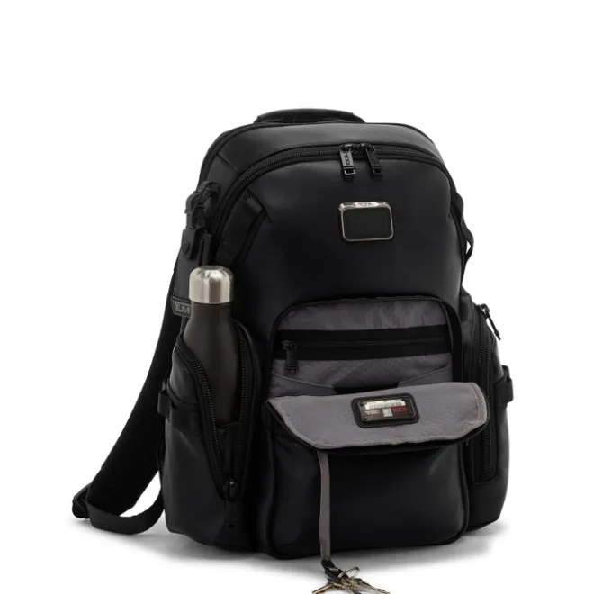 Outlet Tumi Alpha Bravo Nathan Navigation Backpack Leather black