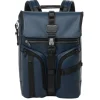 Best Tumi Alpha Bravo Surveillance Backpack navy coated