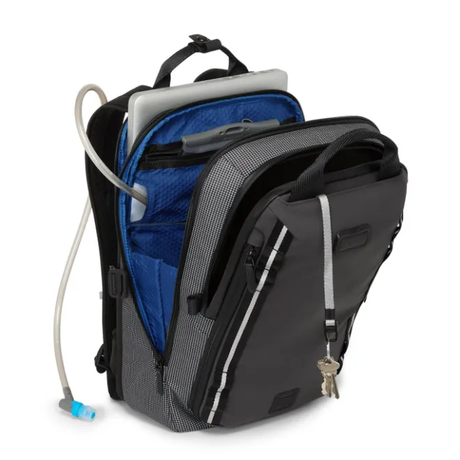 New Tumi Alpha Bravo Tour Biking Backpack dark obsidian