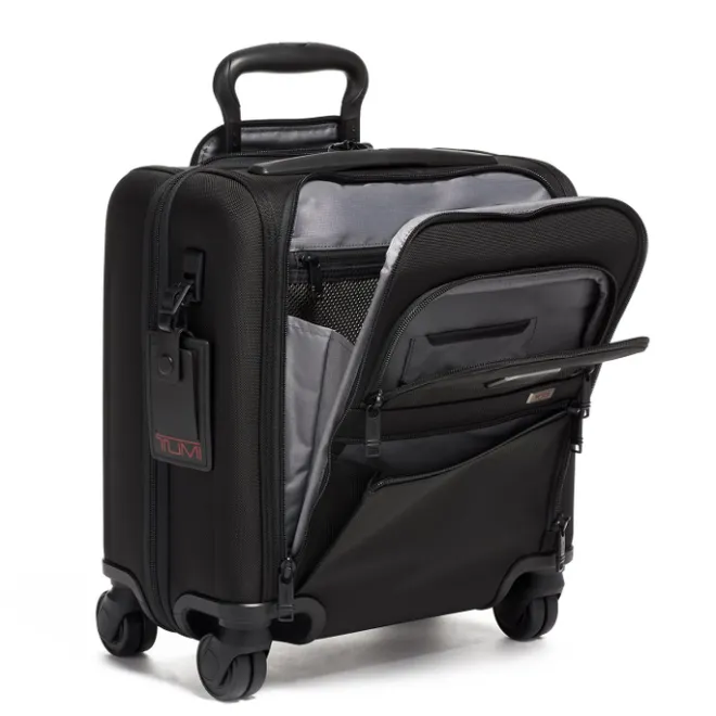 Discount Tumi Alpha Compact 4 Wheel Brief black