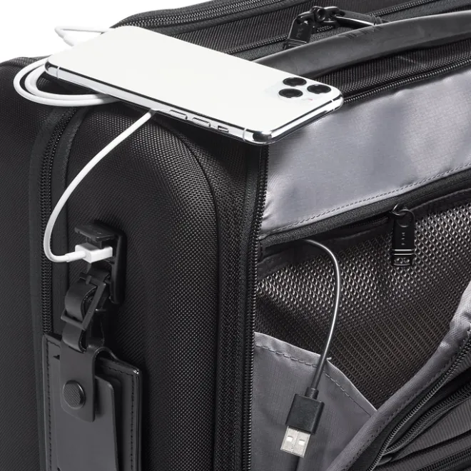 Discount Tumi Alpha Compact 4 Wheel Brief black
