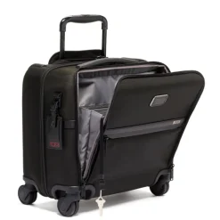 Best Tumi Alpha Compact 4 Wheel Brief black II