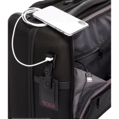 Best Tumi Alpha Compact 4 Wheel Brief black II