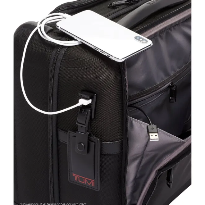 Best Tumi Alpha Compact 4 Wheel Brief black II