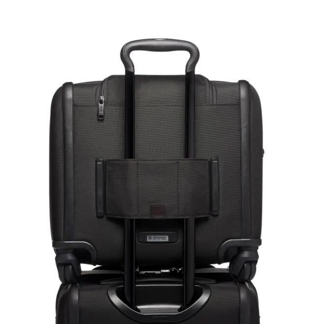 Best Tumi Alpha Compact 4 Wheel Brief black II