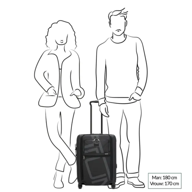Sale Tumi Alpha Cont Dual Access 4Whl C/O reflective jacquard