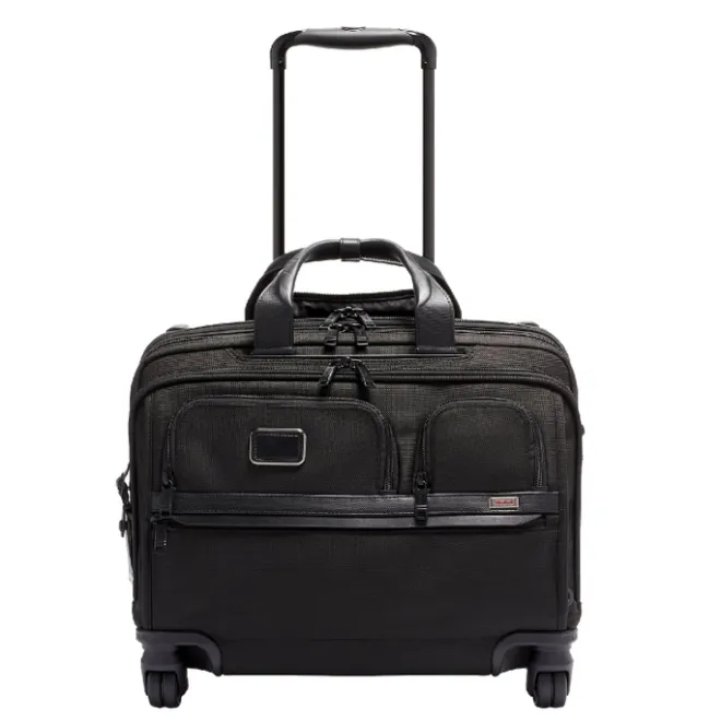 Hot Tumi Alpha DLX Wheeled Laptop Case black