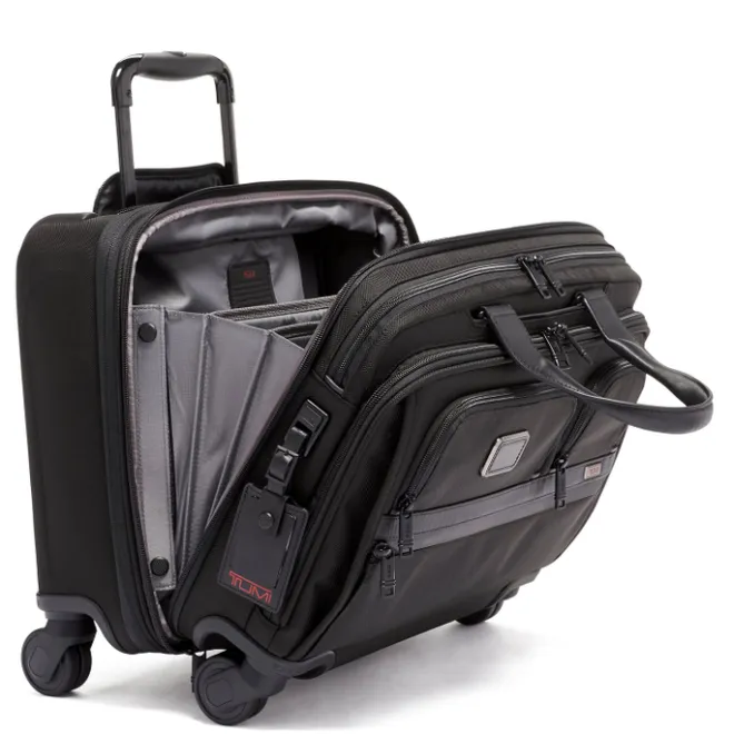 Hot Tumi Alpha DLX Wheeled Laptop Case black