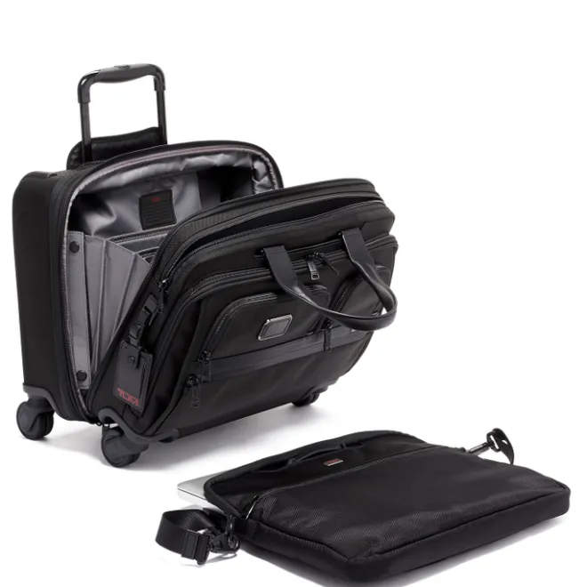Hot Tumi Alpha DLX Wheeled Laptop Case black