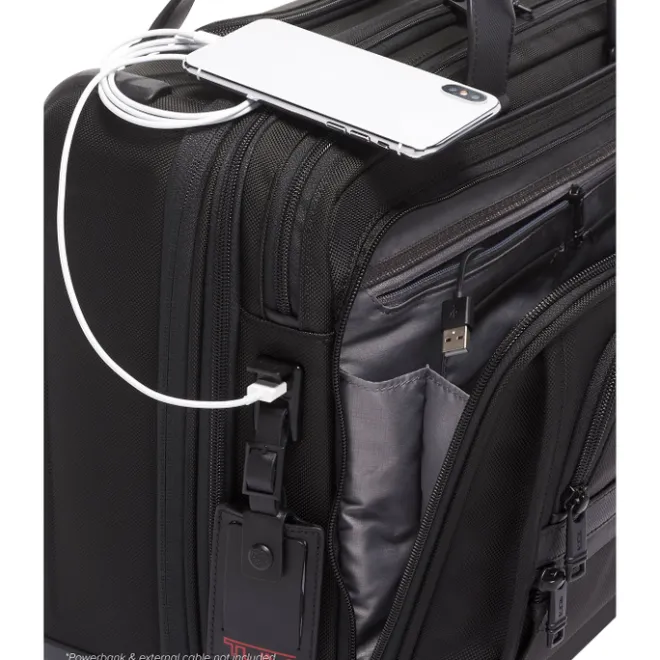 Hot Tumi Alpha DLX Wheeled Laptop Case black