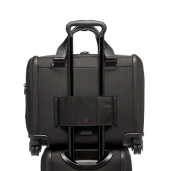 Hot Tumi Alpha DLX Wheeled Laptop Case black