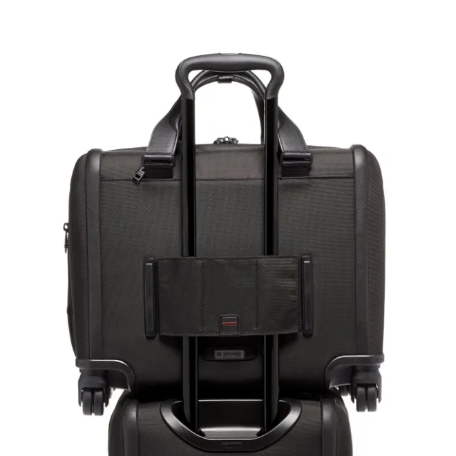 Hot Tumi Alpha DLX Wheeled Laptop Case black