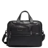 Discount Tumi Alpha Expandable Organizer Laptop Brief Leather black
